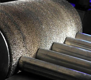 Tambour de <span class=keywords><strong>brosse</strong></span> métallique en acier inoxydable de qualité industrielle et bricolage de 200mm de diamètre pour le meulage de surface Support OEM personnalisé - Product Image 5