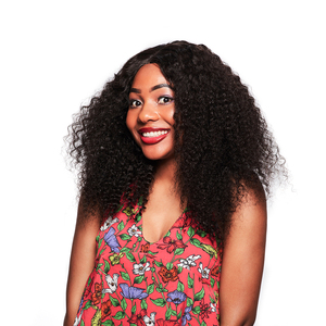 12 pulgadas media camboyano rizado del pelo humano del cordón para las mujeres negras - Product Image 1