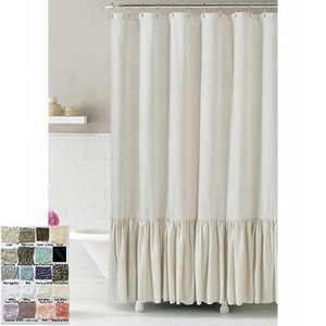 Cortina <span class=keywords><strong>de</strong></span> Ducha Boho <span class=keywords><strong>de</strong></span> 72x72 Pulgadas, 100% Poliéster, con Volantes Largos <span class=keywords><strong>de</strong></span> Sirena para <span class=keywords><strong>Baño</strong></span> - Product Image 3