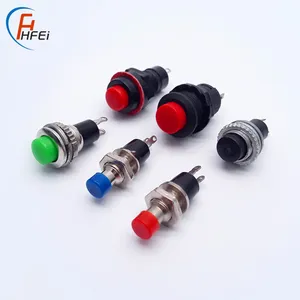 Metal Push Button Waterproof Momentary Led Self Lock Plastic Metal Power Button Different Types Of Push Button Switch