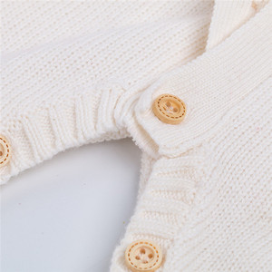 Vêtements de noël à <span class=keywords><strong>la</strong></span> mode coton bébé d'hiver tricot salopette barboteuse - Product Image 5