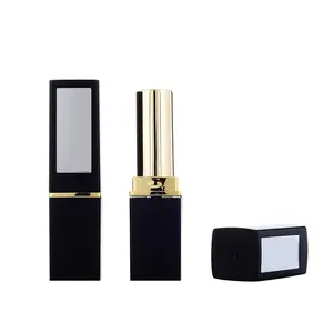 Eco Vriendelijke CP01-2060 Licht Buis Lippenstift Container Custom, Vierkante Lipstick Verpakking Lippenstift Case Met Spiegel