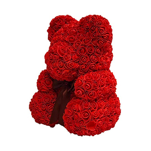 Wholesale high quality pink teddy bear artificial rose bear for Valentine's Day - Product Image 3