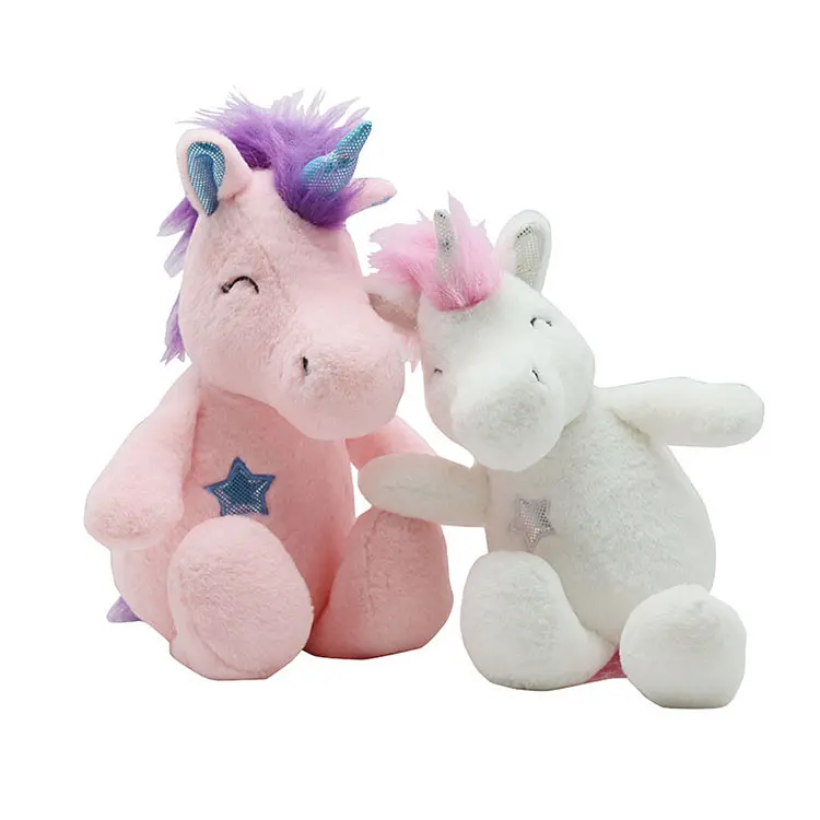 Cute Pink Large Plush Unicorn Toy Plush Baby Doll Rainbow Embroidery Unicorn Plush Birthday Gifts Wholesale Unicorn Plush Toy