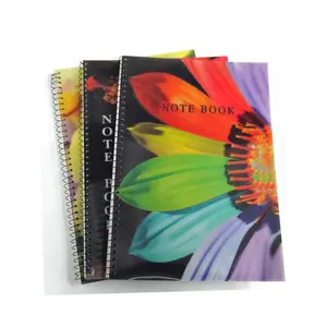 Notebook Spiral Penutup 3d Cetak Lentikular 3d Kustom