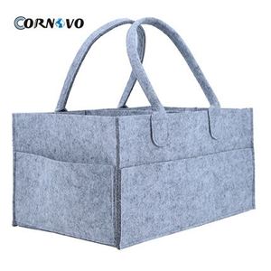 2018 Tendance Fabricant De Stockage Organisateur <span class=keywords><strong>Gros</strong></span> <span class=keywords><strong>Feutre</strong></span> De Polyester Bébé Couche sac À Langer Sac - Product Image 1