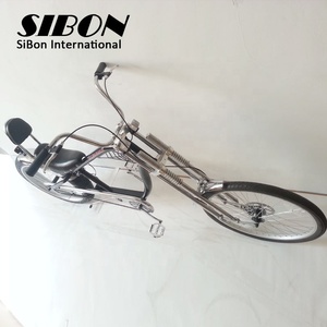 SIBON B0300102 26 "jante en alliage d'aluminium frein à disque gros pneu spécial araignée-net cadre chinois noir adulte vélo Chopper - Product Image 3