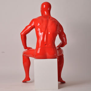 La vida como rojo brillante de fibra de vidrio de cuerpo completo hombre mujer <span class=keywords><strong>ropa</strong></span> de moda se maniquíes <span class=keywords><strong>para</strong></span> venta - Product Image 5