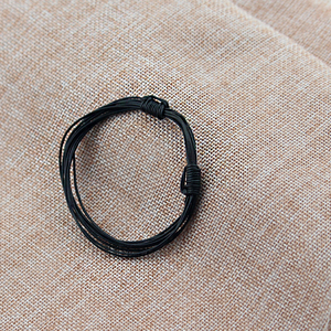 Pulsera de Cuero Negro de Diseño Retro Simple con Motivos de Películas Sobrenaturales para <span class=keywords><strong>Hombre</strong></span> - Product Image 6