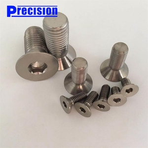 <span class=keywords><strong>Avellanada</strong></span> con hueco <span class=keywords><strong>perno</strong></span> de titanio 4x8mm de <span class=keywords><strong>cabeza</strong></span> plana tornillo hexagonal - Product Image 4