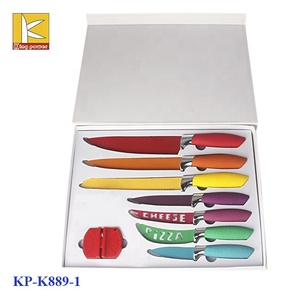 Ensemble <span class=keywords><strong>de</strong></span> <span class=keywords><strong>couteaux</strong></span> <span class=keywords><strong>de</strong></span> ligne <span class=keywords><strong>de</strong></span> royauté <span class=keywords><strong>de</strong></span> conception <span class=keywords><strong>de</strong></span> manche en pierre <span class=keywords><strong>de</strong></span> lame colorée <span class=keywords><strong>de</strong></span> 8 pièces en gros - Product Image 4