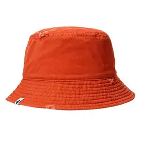 Korean style unisex plain blank fishing cowboy denim distressed bucket hat for wholesale