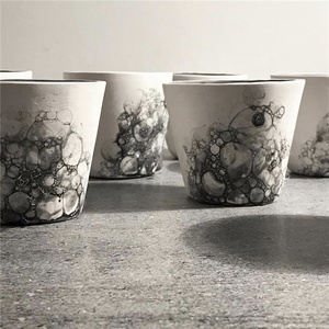 Fresco efecto <span class=keywords><strong>burbuja</strong></span> <span class=keywords><strong>ronda</strong></span> bonsai suculentas maceta/Decoración de Casa plantador/mate jardín macetas para plantas - Product Image 1