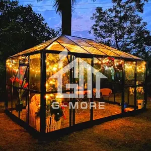 G-MORE DIY Aluminium Garden Hobby Greenhouse / Glasshouse Spoga Gafa 2019 on Show