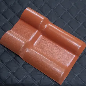 Fogli di tegole di plastica in resina sintetica ASA PVC resistenti ai raggi UV impermeabili eccellenti