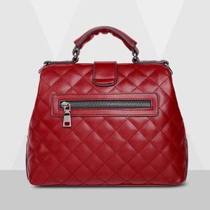 <span class=keywords><strong>Sac</strong></span> à main matelassé en PU mat avec cadre métallique classique pour <span class=keywords><strong>femme</strong></span>, <span class=keywords><strong>sac</strong></span> de <span class=keywords><strong>médecin</strong></span> personnalisé, <span class=keywords><strong>sac</strong></span> à bandoulière multi-poches pour le shopping et les voyages - Product Image 3