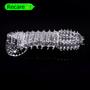 Préservatifs amusants Crystal pour l'extension du pénis masculin, préservatif pour l'agrandissement du pénis - Product Image 3