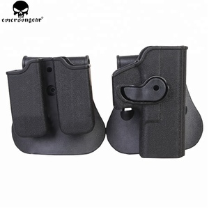 EMERSONGEAR Imi ロータリーホルスター戦術軍雑誌セットグロック 17/22/31 プラスチック自動拳銃ピストルホルスター狩猟 - Product Image 1