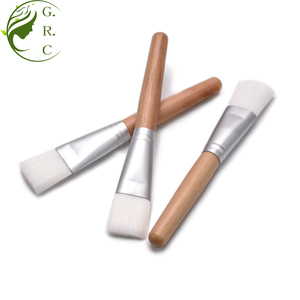 madera cepillo de <span class=keywords><strong>la</strong></span> máscara blanco de pelo sintético de aluminio retráctil varita cepillo de <span class=keywords><strong>la</strong></span> máscara para niña hacer - Product Image 5