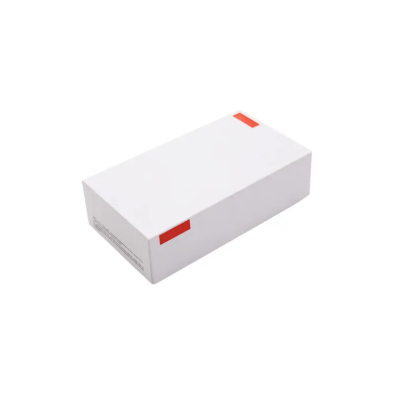 simple design luxury white color phone packing box hard cardboard packing box for cell phone