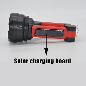 5in1 Portatile di Caccia Faro torcia elettrica Luminosa Eccellente Banca di Potere di uscita USB Solare <span class=keywords><strong>Ricaricabile</strong></span> ha condotto il riflettore tenuto in mano - Product Image 5