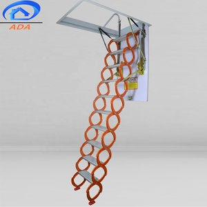 Hogar retráctil plegable de aluminio desplegable pasos para ático <span class=keywords><strong>escalera</strong></span> en la fábrica de China - Product Image 1