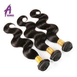 <span class=keywords><strong>Comprar</strong></span> a granel de China Alibaba calidad sin procesar al por mayor virginal peruana del pelo humano que teje - Product Image 2