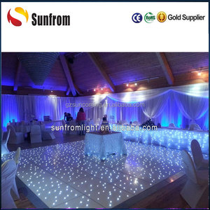 Meilleur Prix De Mariage RVB Lumineux Disco Portative Blanche Starlit LED Danse Avec Lumière - Product Image 5