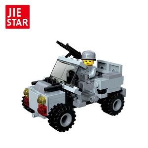 Поле Военная Униформа армии серии <span class=keywords><strong>3</strong></span> в 1 автомобиль Конструкторы игрушечные лошадки дети с 89 шт. - Product Image 1