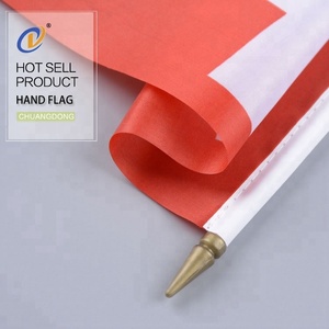 2018 muestra gratis de alta calidad nacional del país de mano de plástico de poliéster de la mano - Product Image 6