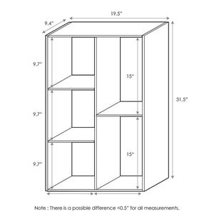 Ajustable estantería con 5 estantes muebles para el hogar de almacenamiento - Product Image 2