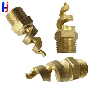 YS BRASS Spiral nozzle,Cooling tower sprinkler full cone spiral nozzle,spray jet water anti-cloging spiral nozzles