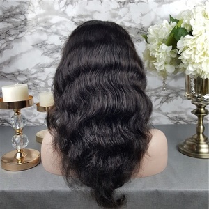 Caliente de la venta del <span class=keywords><strong>360</strong></span> de pelo humano peluca frontal de encaje tapa - Product Image 5