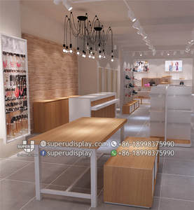 Quảng Châu Giá Giày Hiển Thị Cửa Hàng Kim Loại Gỗ MDF Làm Tổ Bảng Bán Lẻ Giày Hiển Thị Bảng - Product Image 2