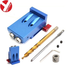 Gabarit de goujon de trou de poche portable en <span class=keywords><strong>aluminium</strong></span> de 9.5mm pour <span class=keywords><strong>menuiserie</strong></span> - Product Image 5