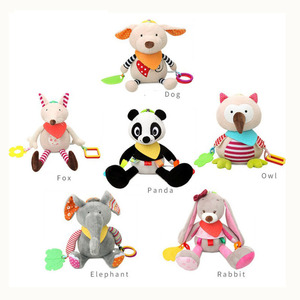 Kartun Boneka Penenang Bayi Bel Pasta Gigi Kereta Gandeng Bayi Boneka Bermain Mewah - Product Image 1