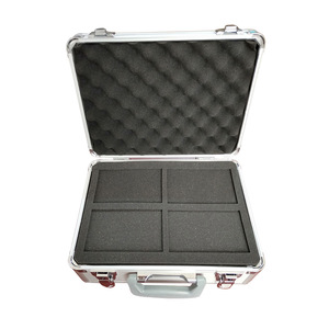 Libre logotipo personalizado X 46X33X15 cm maletín negro Mini <span class=keywords><strong>caja</strong></span> <span class=keywords><strong>de</strong></span> <span class=keywords><strong>herramientas</strong></span> maletín <span class=keywords><strong>de</strong></span> aluminio - Product Image 4