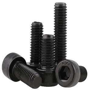 M1.6 M2 M3 M4 M5 M6 Lớp Đen 12.9 Thép <span class=keywords><strong>DIN912</strong></span> Hexagon <span class=keywords><strong>Hex</strong></span> <span class=keywords><strong>Socket</strong></span> Cap Allen Head <span class=keywords><strong>Bolt</strong></span> Vít Metric Thread L = 2-80Mm - Product Image 1