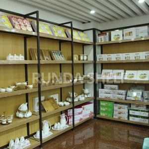 Khuyến Mại Duy Nhất Hai Mặt Kim Loại Hiển Thị Kệ Giá Không Thứ Hai Tay Cho Siêu Thị Gỗ Kệ Sử Dụng Cho Việc Sử Dụng - Product Image 4