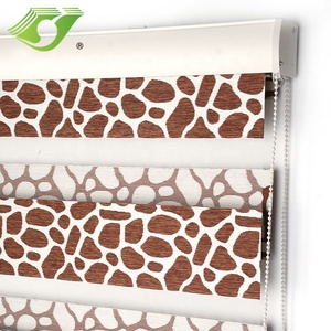 Stardeco <span class=keywords><strong>persianas</strong></span> cebra componentes, diseño rodillo ventana blind + fabricación personalizada las ventanas cortinas - Product Image 1