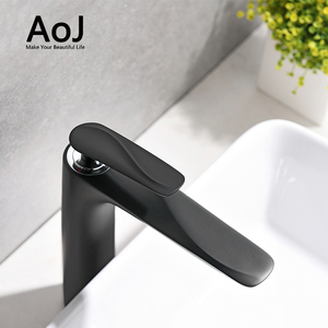 Grand Corps Noir Design En Laiton Robinet de salle de Bain <span class=keywords><strong>Cascade</strong></span> <span class=keywords><strong>Mitigeur</strong></span> De <span class=keywords><strong>Lavabo</strong></span> - Product Image 4