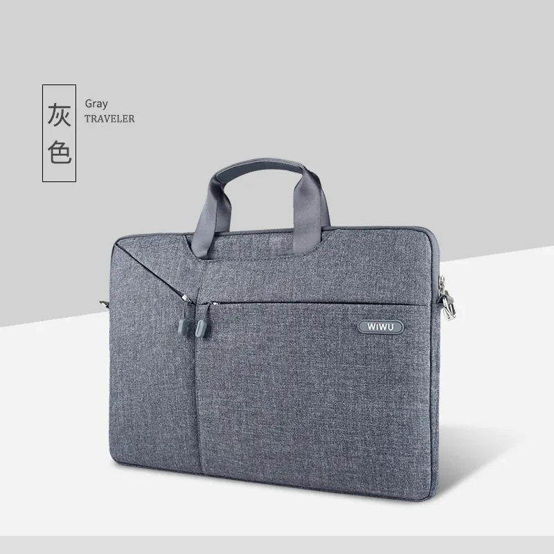 WiWU Top Selling Laptop handbag with shoulder strap for 12- 17.3 inch laptop messenger bag gent business travel bag