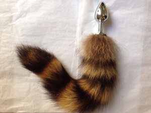 Tapón Anal <span class=keywords><strong>de</strong></span> Acero Inoxidable Real Tail, Barato, Diseño <span class=keywords><strong>de</strong></span> <span class=keywords><strong>Cola</strong></span> <span class=keywords><strong>de</strong></span> <span class=keywords><strong>Zorro</strong></span> del Norte, Tapón Anal <span class=keywords><strong>de</strong></span> Mapache - Product Image 5