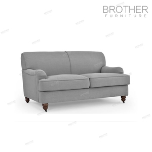 Grey. tejido 2 plazas habitación Europea elegante sofá seccional conjuntos - Product Image 6