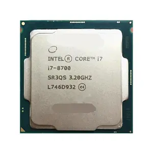 批发新的原装英特尔 CPU 英特尔酷睿 i7 8700 处理器