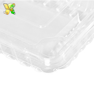 Clair pla de catégorie comestible de récipients deli conteneur pla - Product Image 5