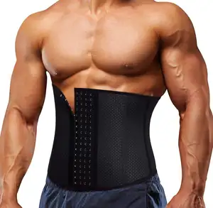 थोक शरीर शेपर trimmer बेल्ट abs-Mens वापस ब्रेसिज़ शरीर शेपर संपीड़न शर्ट पेट Trimmer एबीएस स्लिम अंडरवियर बनियान करधनी चड्डी बनियान पैक
