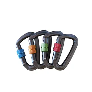 12KN רוק טיפוס אלומיניום carabiner