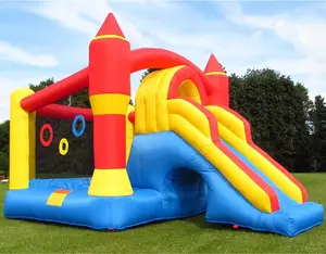 Château gonflable de cour usage domestique pas cher combo d'air gonflable enfants amusant maison pleine d'entrain <span class=keywords><strong>prix</strong></span> usine - Product Image 1