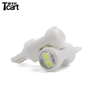 Tcart lampu sinyal otomatis bohlam Aksesori paling terang DC 12V bohlam mobil T10 LED 3030 6smd lampu kubah mengemudi bohlam lampu baca